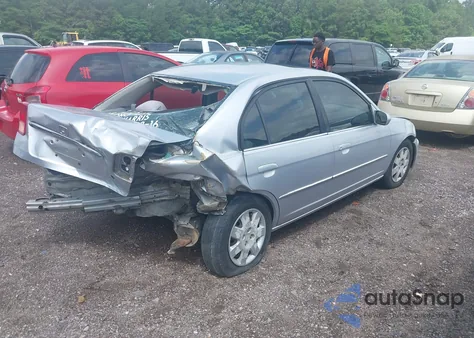 2002 Honda Civic Ex from USA, damaged, VIN 1HGES26752L043137